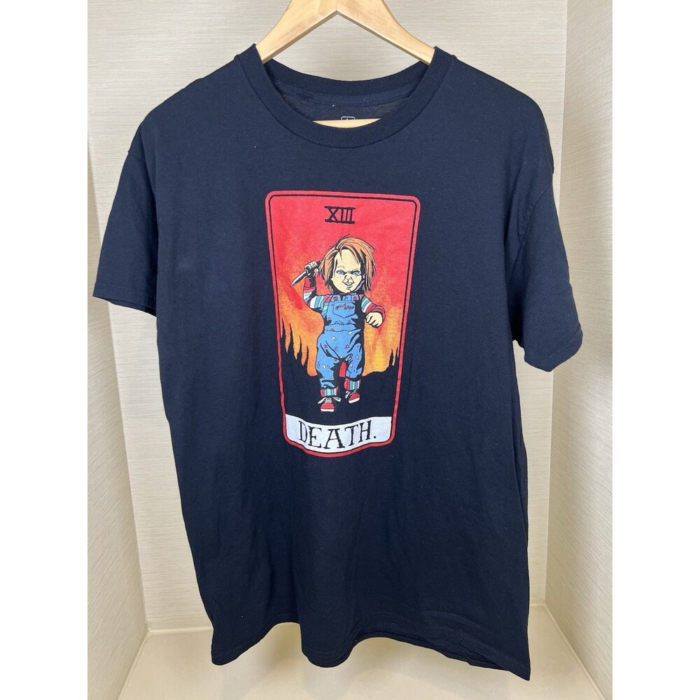 Vintage Y2K Chucky Horror Movie T Shirt Size L Childs Play 2004